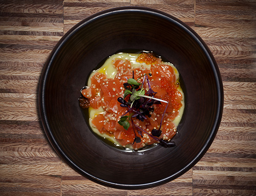 Receta Tartar salmón Casino Alcalá